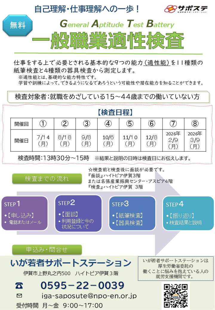 一般職業適性検査