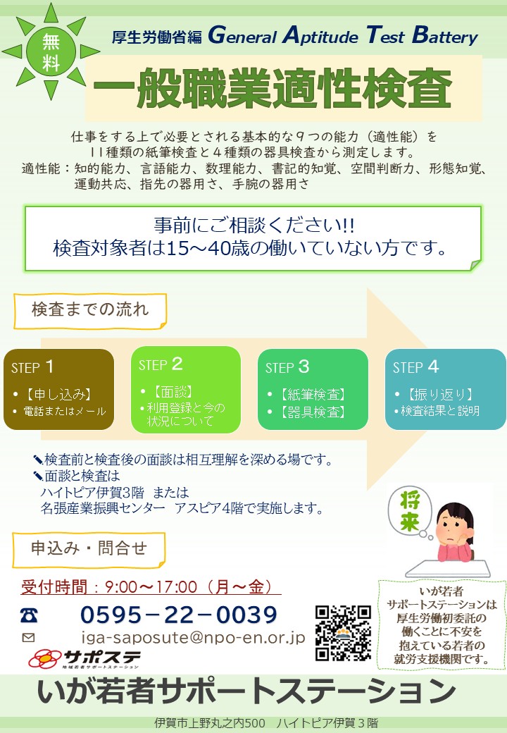 一般職業適性検査